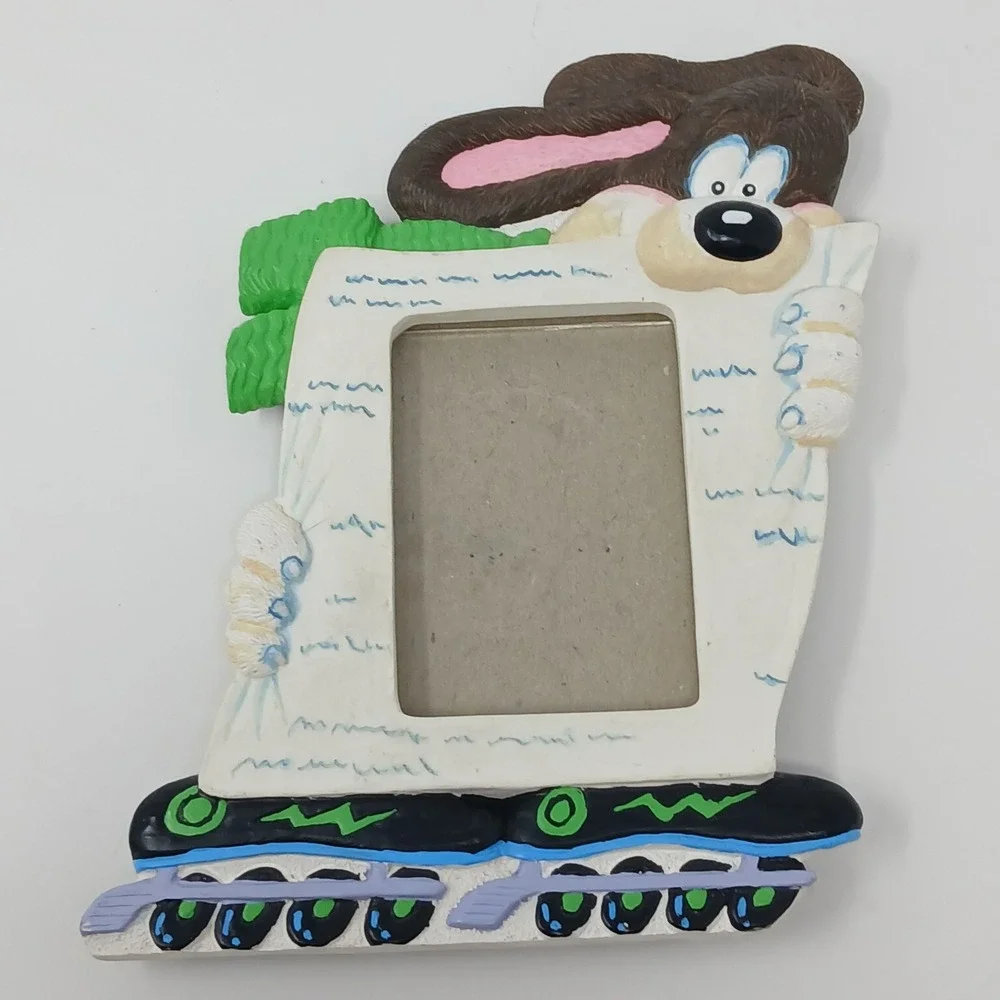 Vintage 1993 Fetco Roller Blade Dog Character‎ Picture Frame 90s Decor 6in